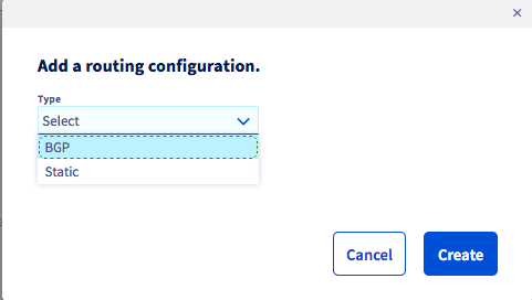 add routing configuration
