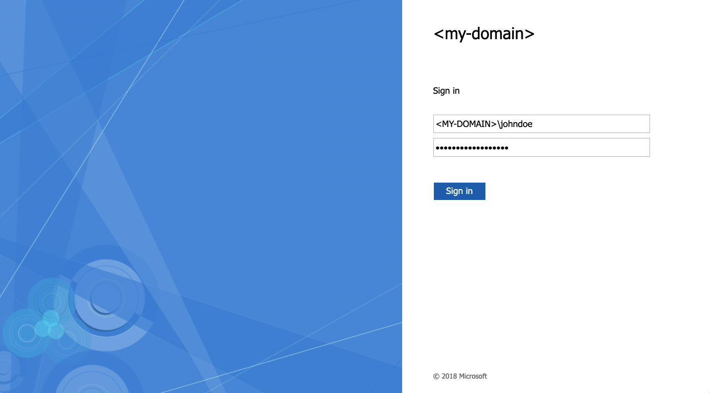 OVHcloud Federation login Reencaminhamento AD FS