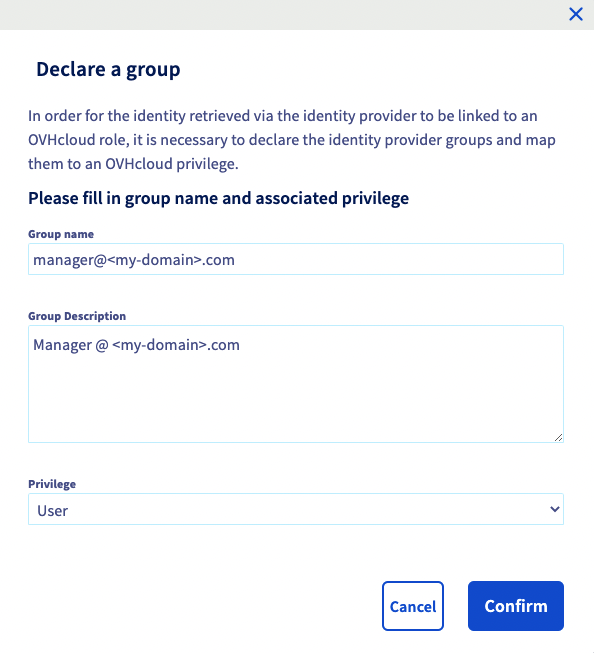 AD FS user management groups