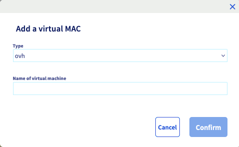 Aggiungi un MAC virtuale (2)