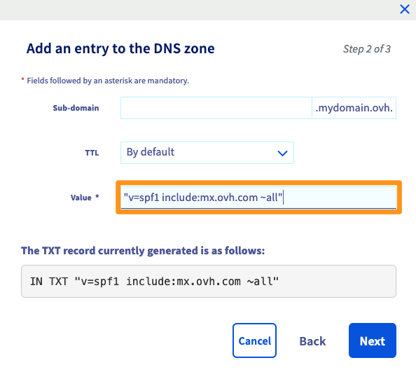 noun Phalanx Readability Adding an SPF record to the configuration of your domain name | OVH Guides