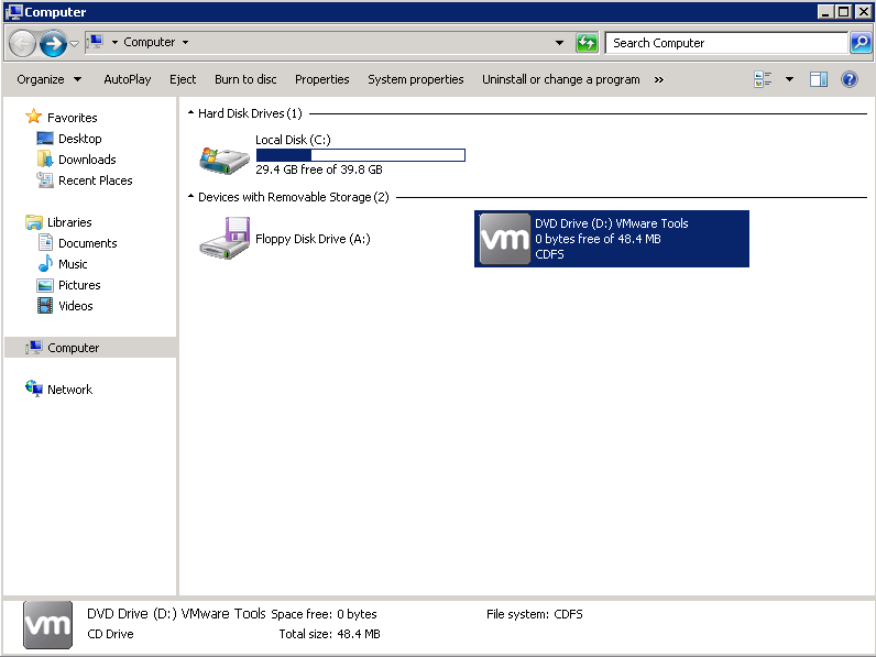 VMware tools windows