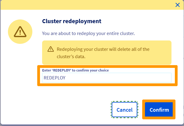 00 Redeploy cluster from OVHcloud control panel 06