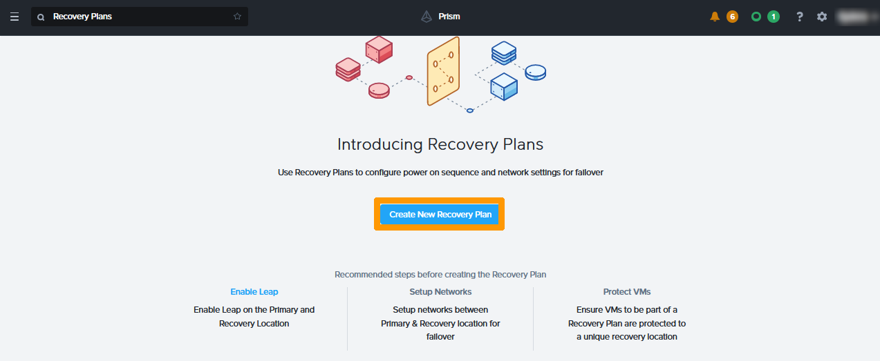 Create Recovery Plan 02