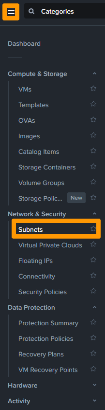 Add Category to subnet 01