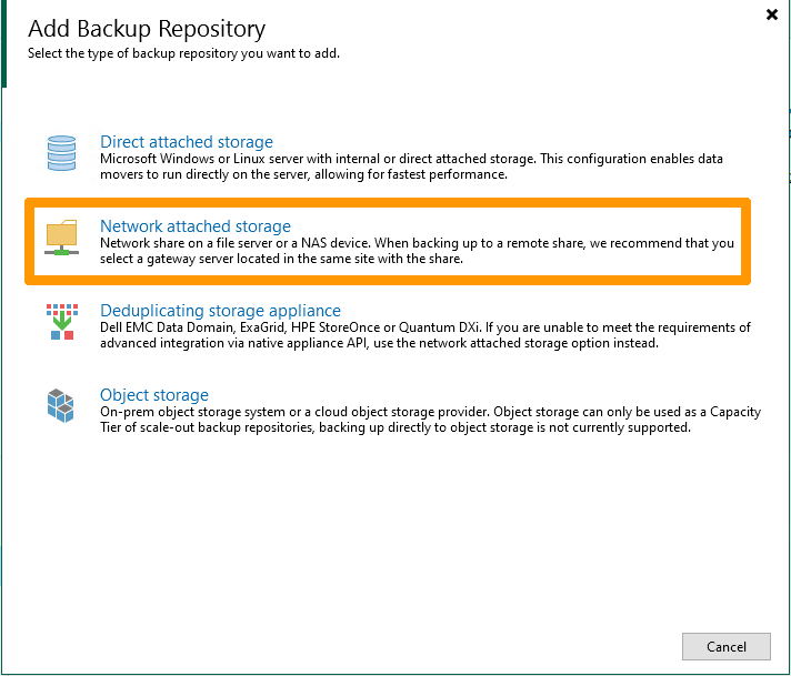 Add Enterprise File Storage repository 02