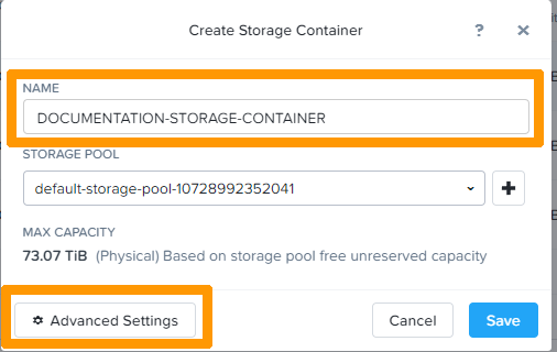 Storage Container Creation1