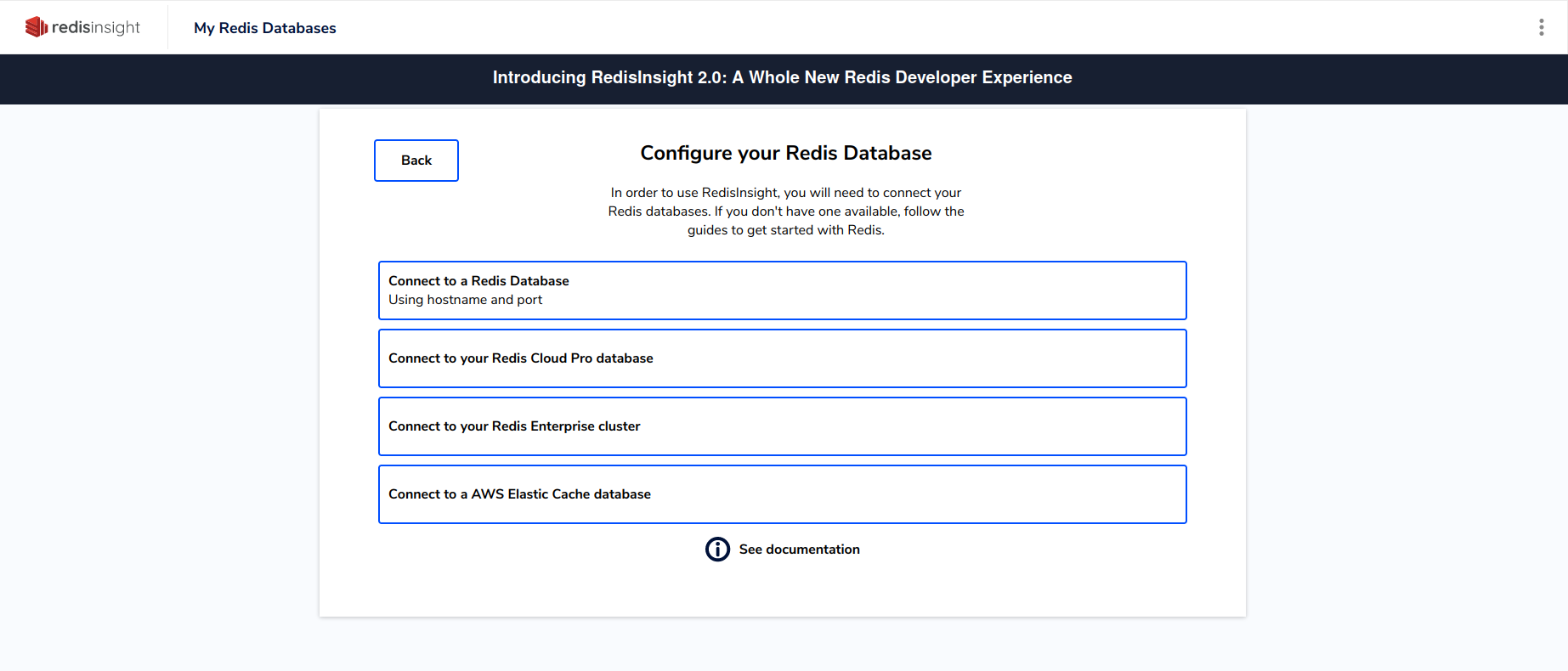 Configure your Redis database