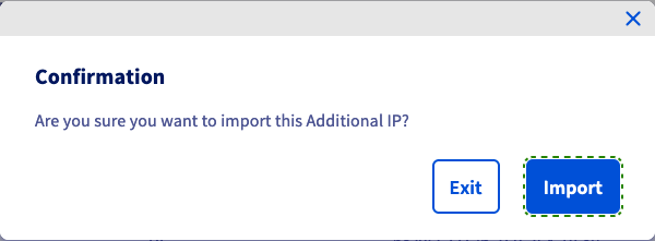 Import Additional IP