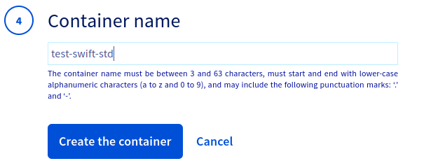 container name